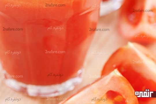 آب گوجه فرنگی موثر برای روشنی پوست