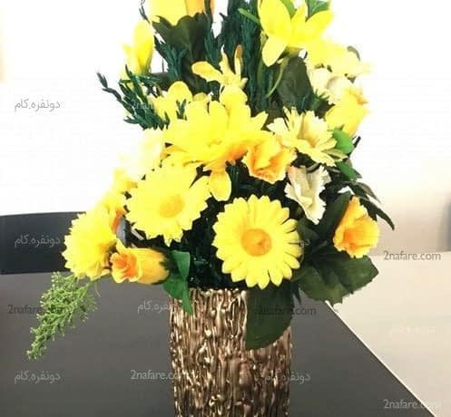 آموزش ساخت گلدان با لیوان و چسب حرارتی