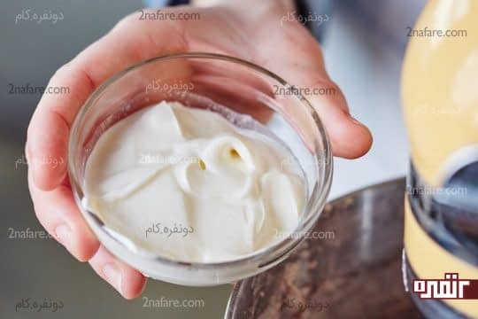اضافه کردن ماست، وانیل و اسپرسو