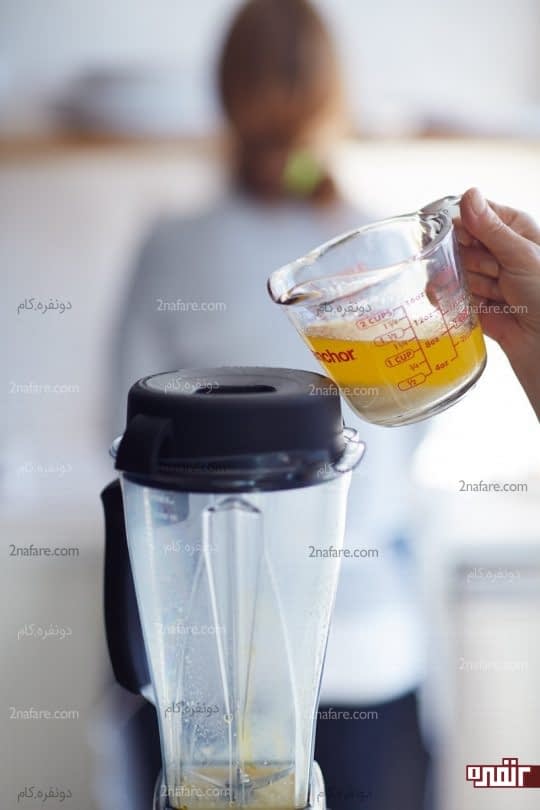 اضافه کردن نصف کره مذاب