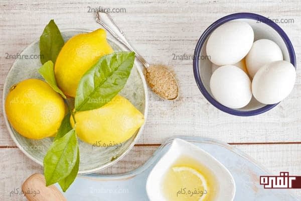 تخم مرغ و لیمو برای درخشندگی پوست
