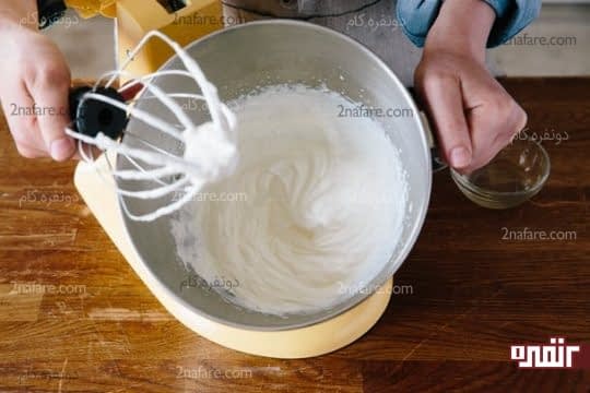 تهیه خامه فرم گرفته