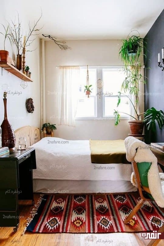 دکور تابستانه با فرش سنتی