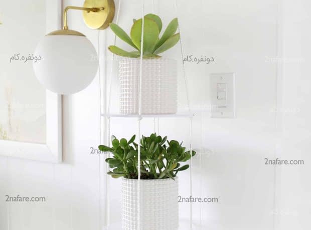 آموزش ساخت جاگلدانی آویز طبقه ای مرحله به مرحله ساخت جاگلدانی آویز طبقه ای مرحله به مرحله