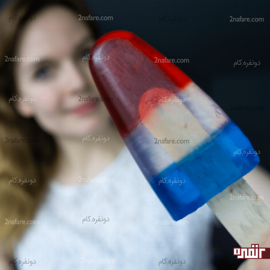 صابونهای رنگی طرح بستنی چوبی