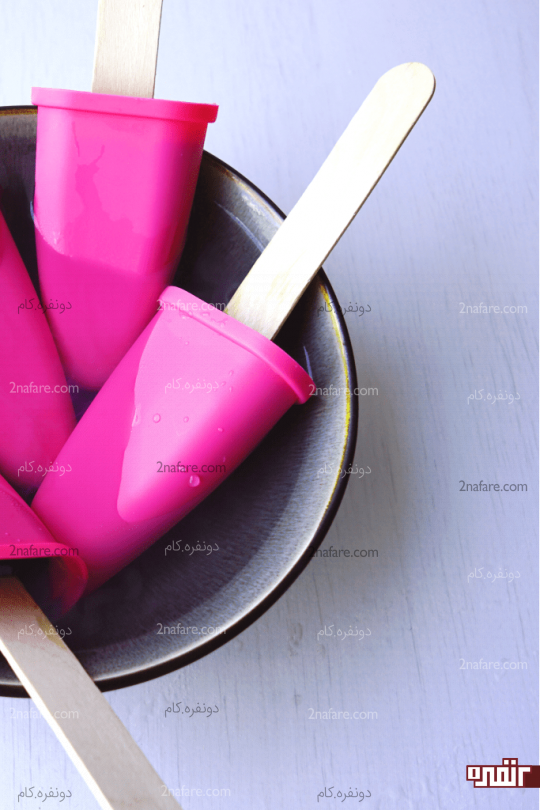 قراردادن قالبها در آب گرم