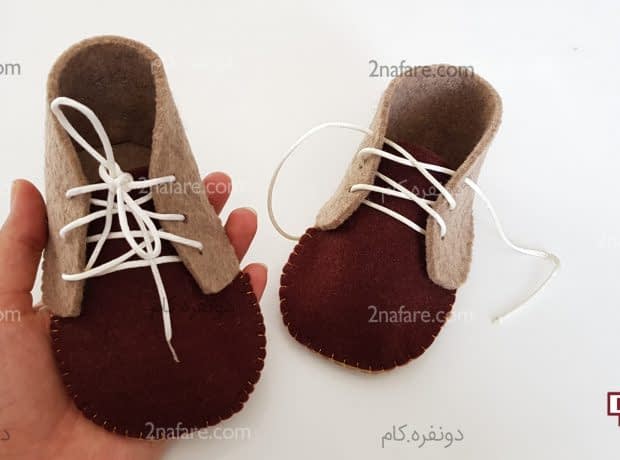 آموزش ساخت پاپوش نمدی پسرانه