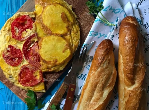 طرز تهیه املت سیب زمینی مرحله به مرحله املت سیب زمینی