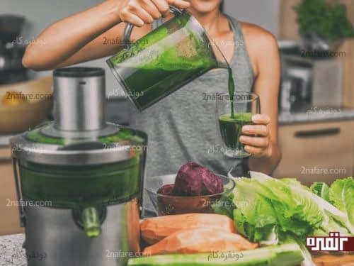 آب سبزیجات مفید برای کاهش وزن