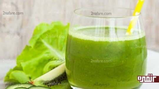 آب کاهو هم از دیگر نوشیدنی های مفید برای کاهش وزنه