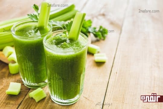 آب کرفس به خاطر کالری کمی که داره برای کاهش وزن مناسبه