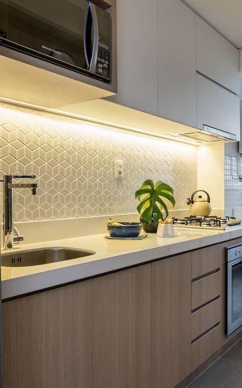 دیوار پوش با طرح هندسی
