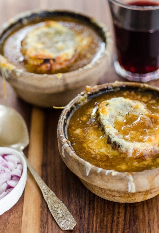 سوپ پیاز فرانسوی