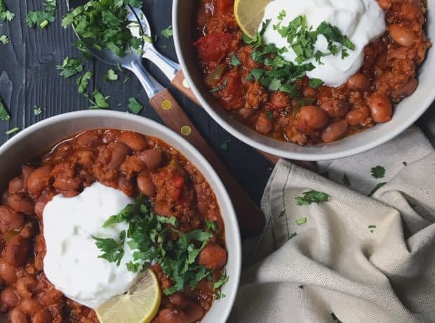 طرز تهیه خوراک گوشت و لوبیا چیتی خوراک گوشت و لوبیا چیتی