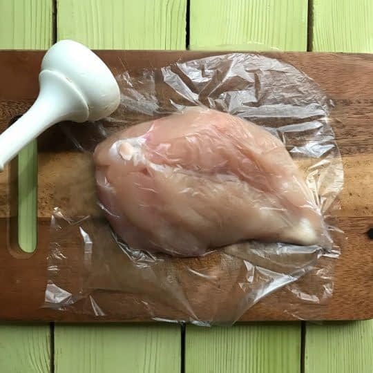 کوبیدن سینه مرغ