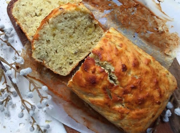 طرز تهیه نان موز مرحله به مرحله نان موزی