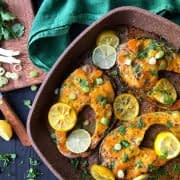 طرز تهیه ماهی سالمون با سس لیمو مرحله به مرحله سالمون با سس لیمو