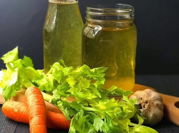 طرز تهیه استاک سبزیجات مرحله به مرحله آب سبزیجات
