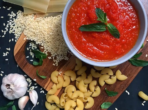 طرز تهیه سس گوجه فرنگی سریع مخصوص پاستا و لازانیا سس گوجه فرنگی مخصوص پاستا و لازانیا