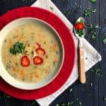 طرز تهیه سوپ سریع جو و سبزیجات