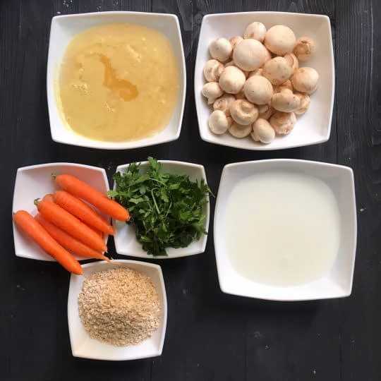 مواد لازم برای تهیه سوپ جو و سبزیجات