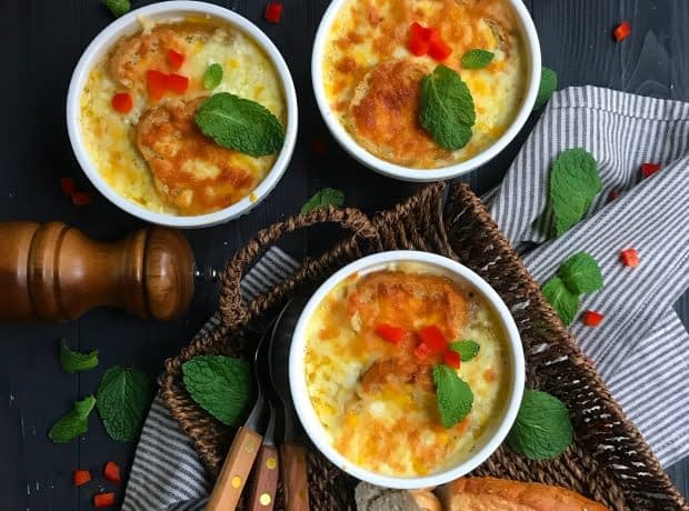 طرز تهیه ی سوپ پیاز فرانسوی سریع و آسان مرحله به مرحله سوپ پیاز فرانسوی