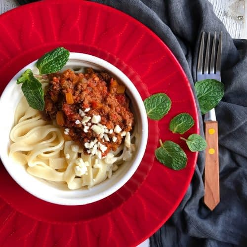 Bolognese pasta