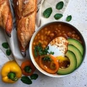روش تهیه خوراک لوبیا سفید مرحله به مرحله navy bean chili