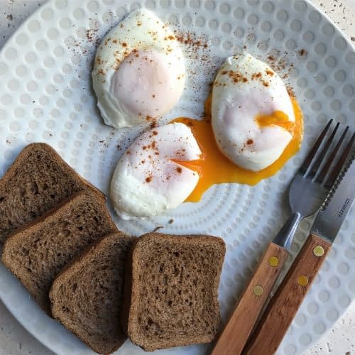 poached eggs