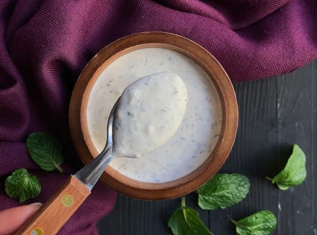 طرز تهیه سس رنچ مخصوص سالاد مرحله به مرحله ranch sauce