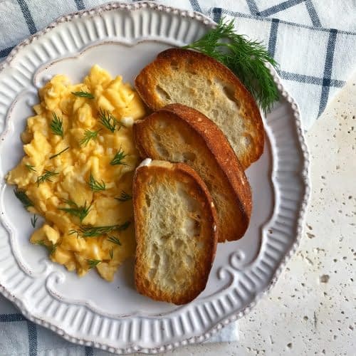 scrambled eggs