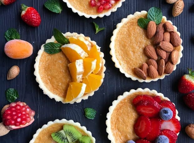 طرز تهیه پای کاستارد مرحله به مرحله custard pie