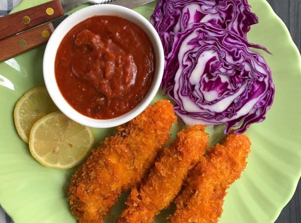طرز تهیه فیله سوخاری ترد و لذیذ مرحله به مرحله fried chicken fillet