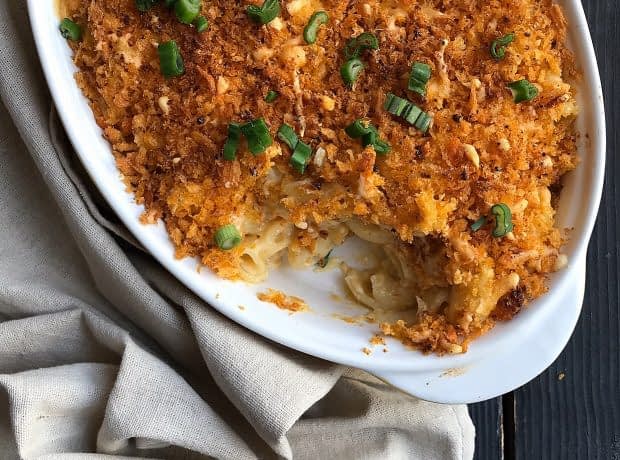 طرز تهیه مک اند چیز / ماکارونی و پنیر داخل فر baked mac and cheese