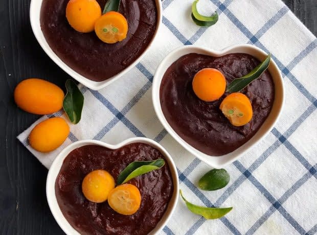 طرز تهیه فرنی شکلاتی chocolate pudding