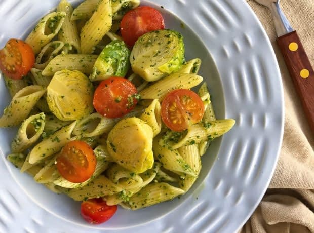 طرز تهیه پاستا کلم بروکسل مرحله به مرحله Brussels pasta