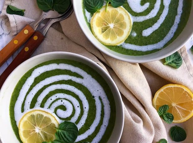 طرز تهیه سوپ اسفناج spinach soup