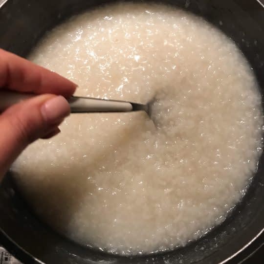 لعاب دادن برنج