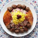 طرز تهیه آلبالو پلو ملس و مجلسی با گوشت قلقلی