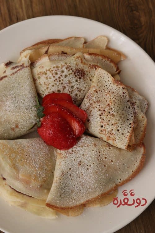 Chocolate Strawberry Crepes