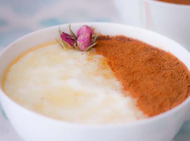 طرز تهیه شیربرنج با عسل rice pudding