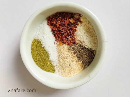 ادویه های مرغ