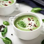 سوپ سبز خامه ای با اسفناج